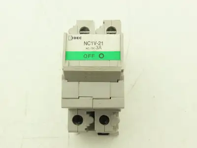 IDEC NC1V-2100 3A Circuit Protector 2 Pole A Curve 250VAC/125VDC Lot of 11