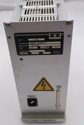 SZ TESTSSYSTEME VIS21-SUPPLY POWER SUPPLY S/N 0029 44 STOCK #2762