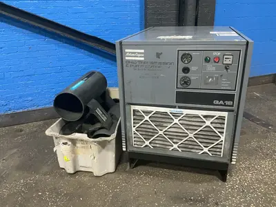 Used 1990 ATLAS COPCO GA 18 Rotary Screw & Sliding Vane Air Compressors Ohio US | HGR 24 #1744297