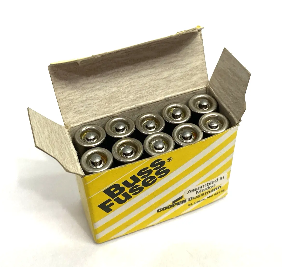 USED COOPER BUSSMANN FUSETRON TIME-DELAY FUSES