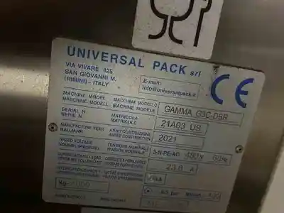 USED UNIVERSAL PACK SRL GAMMA G3C-DBR