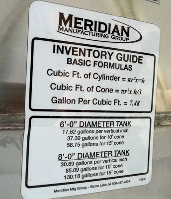 Used Meridian 3400 Gallon Stainless Steel Tanks Georgia US | Athens Packaging & Processing #914775
