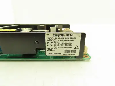 TDK-Lambda ZWQ130-5224 Power Supply 100-240VAC Input 5/12/24VDC Output