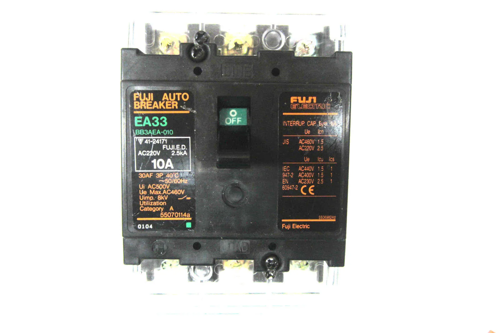 7 NEW FUJI ELECTRIC EA33 CIRCUIT BREAKER