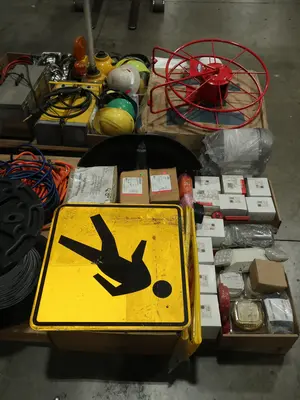 4 PALLETS OF ASSORTED SHOP SUPPLIES AND PPE