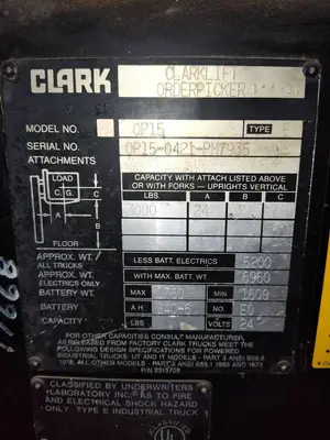 USED 2013 CLARK OP-15