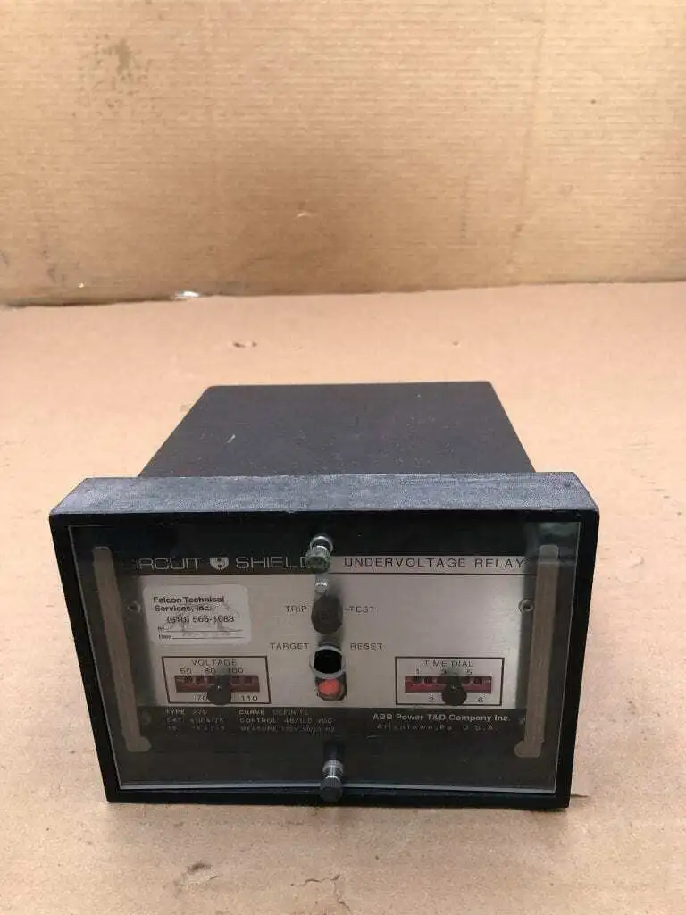 ABB Circuit Shield 411R4175 Undervoltage Relay 120V 48/125VDC