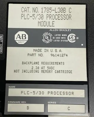 Used ALLEN-BRADLEY 1785-L30B Industrial Controls Ohio US | Surplus Asset Holdings #1241861