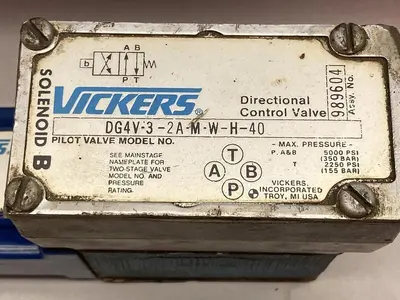 Used VICKERS DG4V-3-2A-M-W-H-40 Solenoid Valves Ohio US | Surplus Asset Holdings #1246304