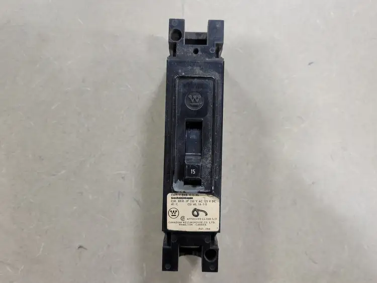 Used WESTINGHOUSE EHB1015HL Switchgears British Columbia CA | Lenmark #242339