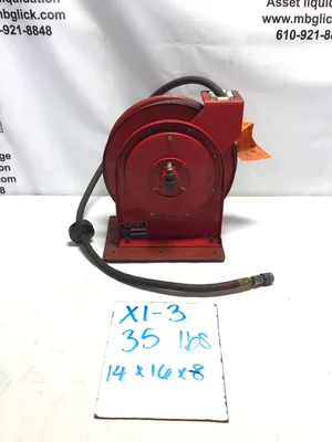 Reelcraft 2Z863 Premium Duty Spring Retractable Air/Water Hose Reel