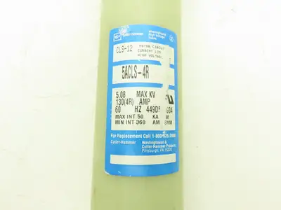Cutler-Hammer 5ACLS-4R Fuse 130A 5.08KVAC Motor Circuit Current Limiting