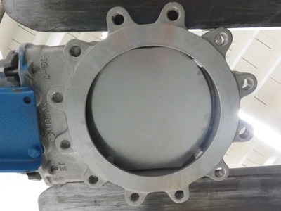 Orbinox 10" Knife Gate Valve with Pneumatic Actuator