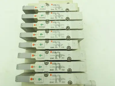 SMC SV Series 8-Station Manifold w/EX600 Serial Interface 24VDC Solenoid Valves