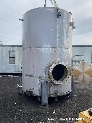 CMW Inc Approximately 4000 Gallon Stainless Steel Vertical Storage Tank