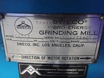 Used SWECO M45RC Vibratory Machines Ohio US | HGR 24 #727139