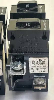 Used PUSHMATIC P115 Circuit Breakers | Surplus Asset Holdings #1189390