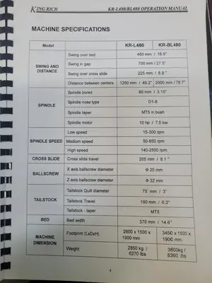 2006 KING RICH KR-L480 CNC Turning | MD Equipment Services LLC (38)