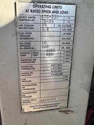 USED CATERPILLAR G3512LE
