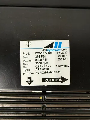 ASA HYDRAULIK ASA0256 MISCELLANEOUS | Turner's Machinery (2)