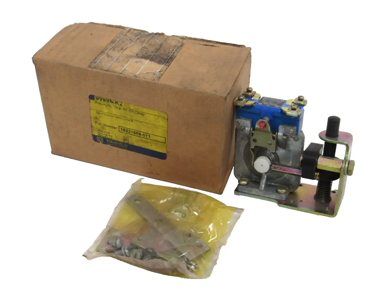NEW SQUARE D 9999-MK-2 PNEUMATIC TIMER 9007-BO-2 9999MK2