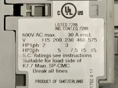 USED SPRECHER + SCHUH CA7-23E-M40-24E