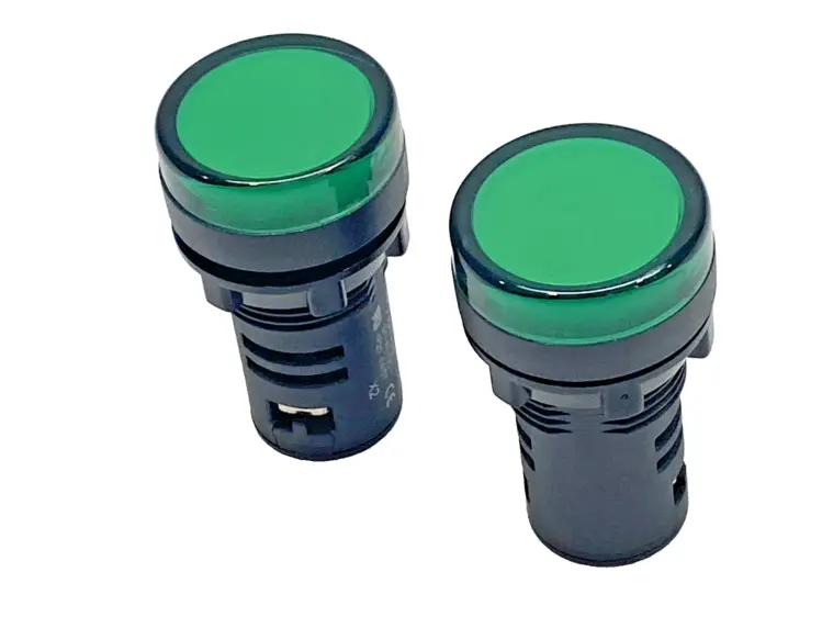 New | in-Stock AutomationDirect LED Indicator Light 22mm Green 24V AC/DC LOT OF 2 Light Source Equipment Michigan US | Maverick Industrial Sales #1399882