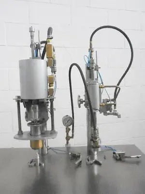 JG Machine Works Semi-automatic Aerosol Filling Line