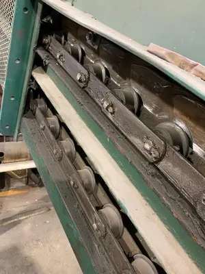 56” Wide Steel Belt Infeed Conveyor