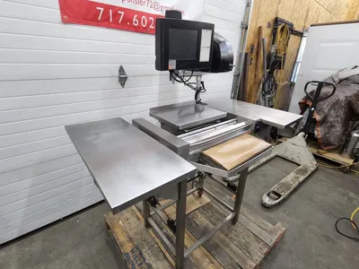 Hobart HWS-4 Hand Wrap Station w/ Scale and Printer Working Great!