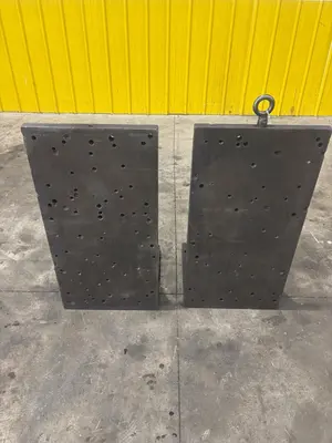 (2) 18" X 18" X 36" X ANGLE PLATES: YOBRO #24037