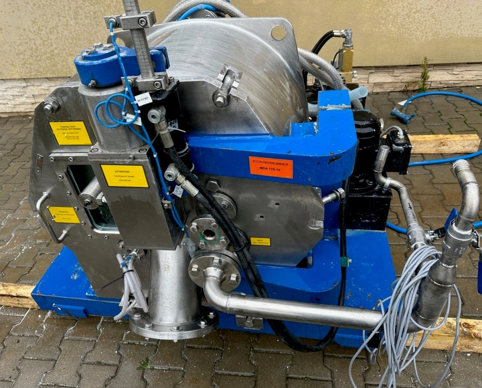 Krettek ProCent P 63 B Pilot horizontal peeler centrifuge, 316L SS.