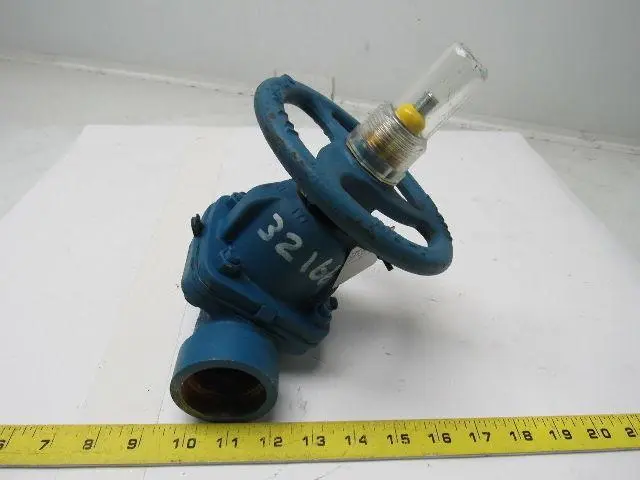 Dia-Flo 015-2472-903-00M 1-1/2" Weir Diaphragm Valve Cast Steel Socket Weld