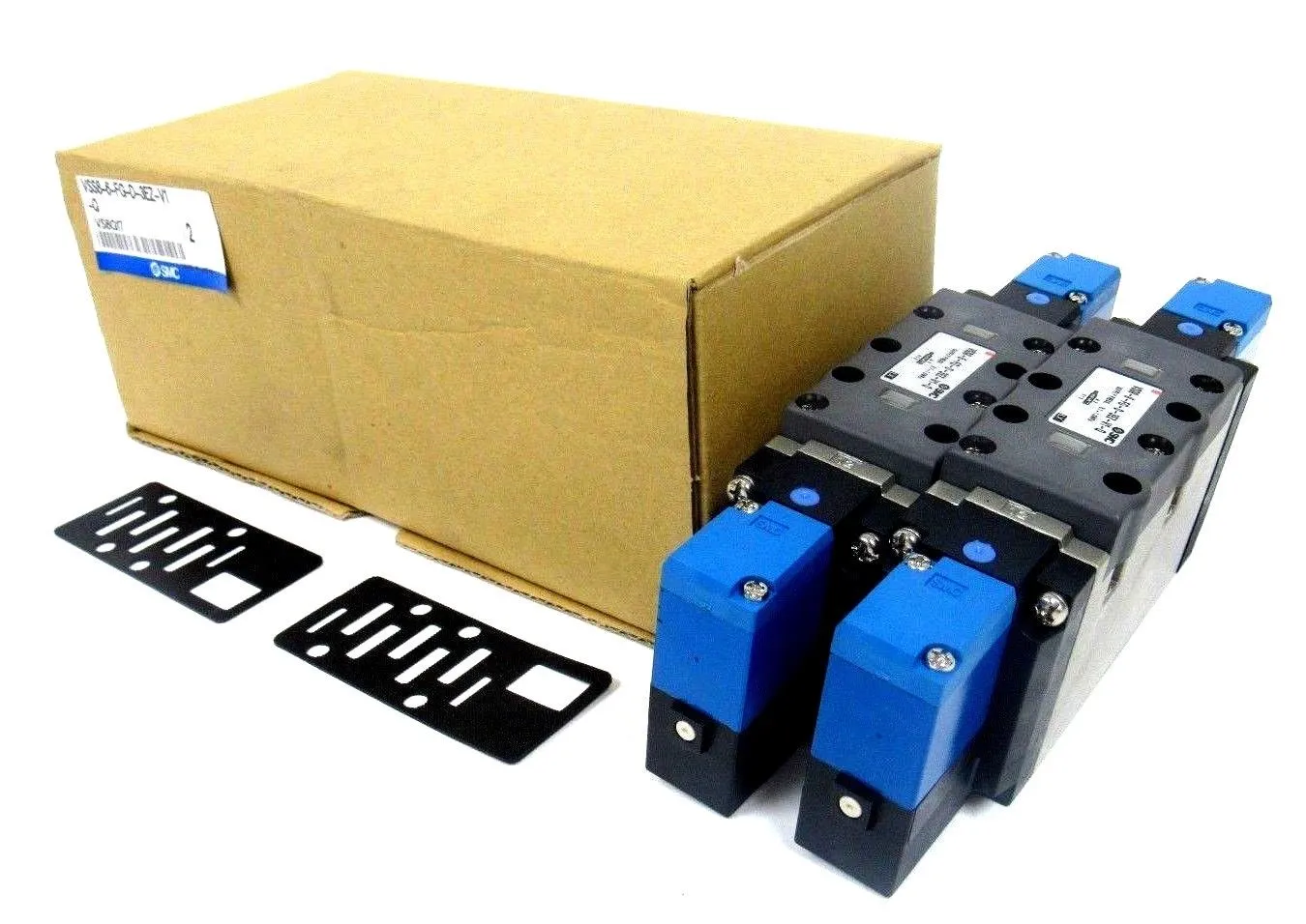 NEW BOX OF 2 SMC VSS8-6-FG-D-3EZ-V1-Q PNEUMATIC VALVE VSS86FGD3EZV1Q