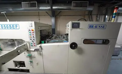 USED 2005 BRAUSSE 1050SEF 40” AUTOMATIC DIE CUTTER FOIL STAMPER