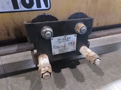 1/4 Ton 500 Lb Free Standing Jib Crane 20' Span 12' Height Under Beam
