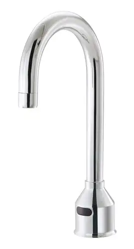 Krowne 16-650 Deck Mount Electronic Faucet - Single Hole, Gooseneck Spout, Battery Operated