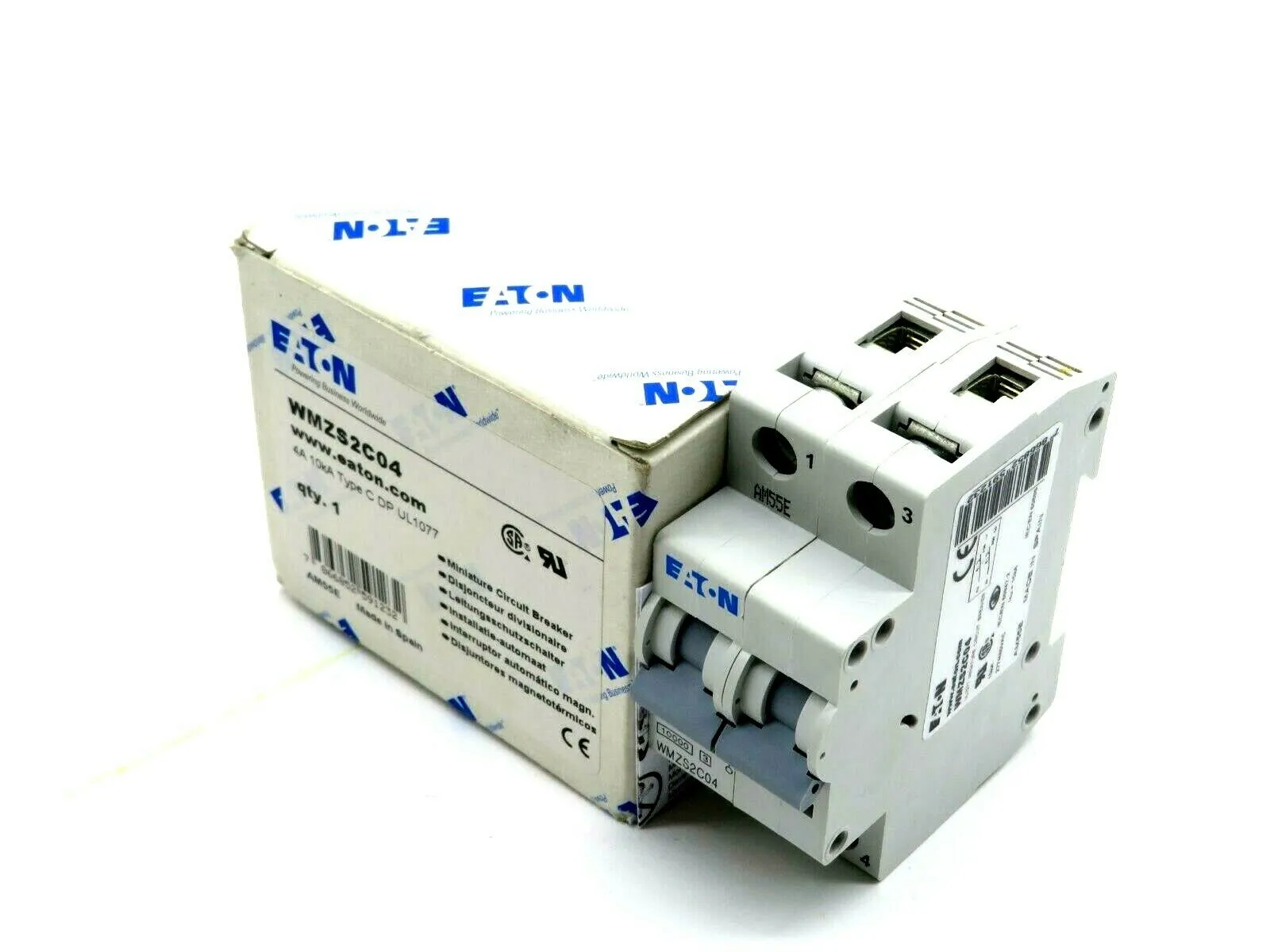 NEW EATON CORPORATION WMZS2C04 CIRCUIT BREAKER 4A