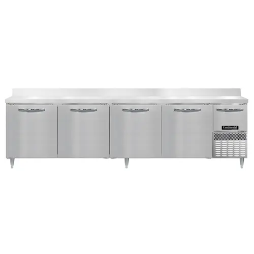 Continental DRA118NSSBS 118" Worktop Refrigerator W/ (5) Sections, 115v