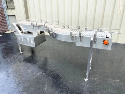 Nercon 12" Wide x 9' Long "S" Shaped Conveyor