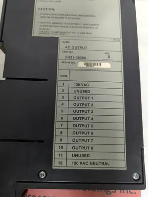 Used CINCINNATI 3-531-3839A Industrial Controls Ohio US | Surplus Asset Holdings #1399462