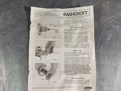 USED ASHCROFT TI-X0905