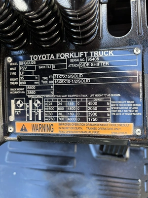 Used 2019 TOYOTA 8FGCU25 Misc Forklifts Wisconsin US | Forklifttrader.com #1511131