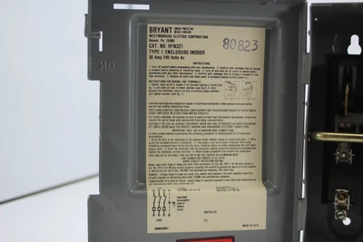 New | in-Stock Bryant Westinghouse HFN321 Switchgears California US | Davliegogo LLC #1707883