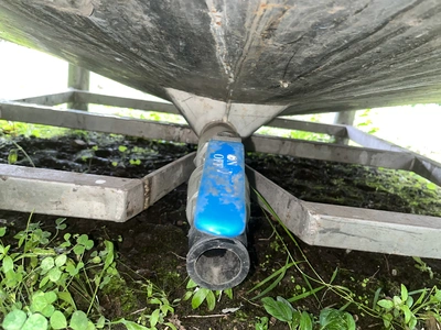 1,350 L S/S Enclosed Storage Tank