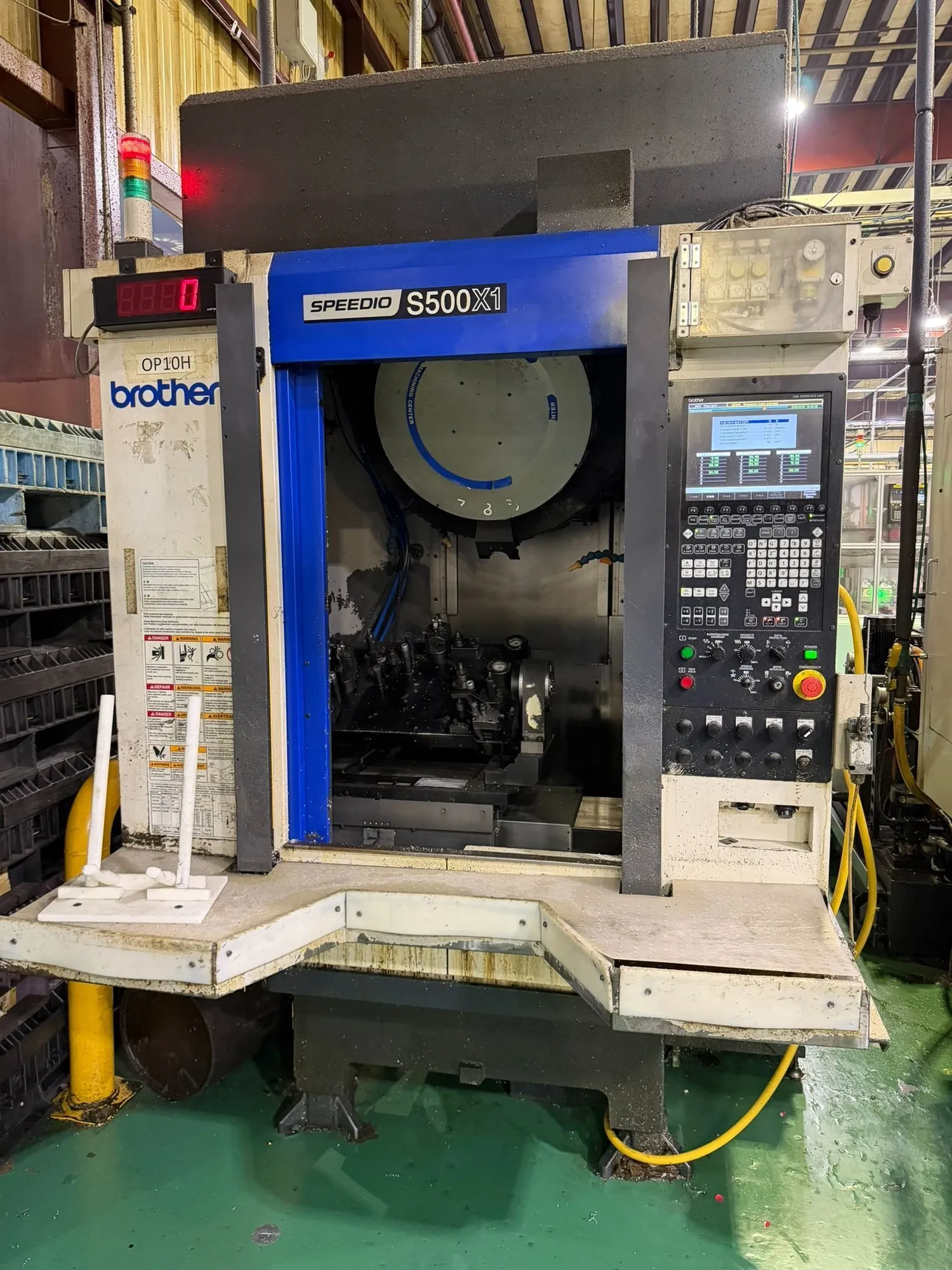 2015 Brother Speedio S500X1 CNC 4-Axis Vertical Machining Center