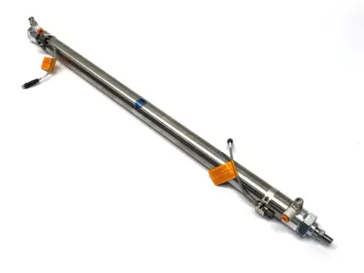 USED BIMBA PNEUMATIC CYLINDER 22" STROKE 1/4" BORE