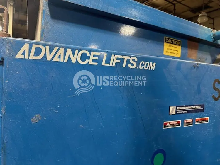 Used ADVANCED LIFTS TWO (2) 48" X 70" 4,000LB GAYLORD BOX DUMPERS Bin Dumpers New York US | US Recycling Equipment #1123478