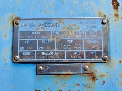 USED 2010 NELES-JAMESBURY 2400G-015-0-DS71-2736MV