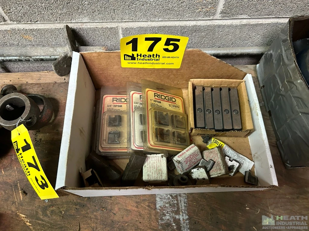 Used _UNKNOWN_ ASSORTED THREADING DIES Taps & Dies Illinois US | Heath Industrial Auction Services #1379683